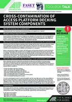 Cross-Contamination of Access Platform Decking System Components