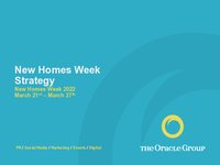 New Homes Week 2022 strategy