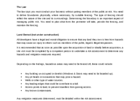 HBF Site Security Guidance