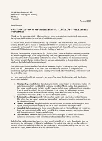 HBF_Housing Minister_August 2025