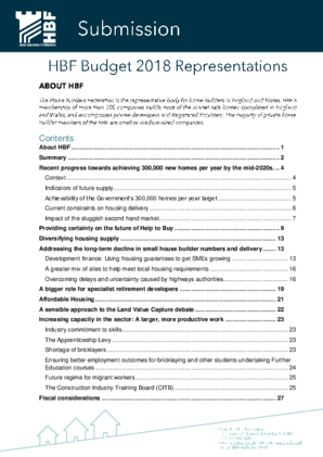 HBF Budget representations final