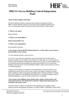 HBF Response-MHCLG Survey Building Control Independant Panel September 2025 RW (002)