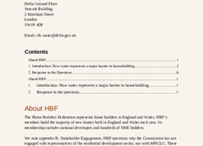 Independent commission on Water Sector - HBF Consultation Response - Apr 2025 - ER-DOL-JS