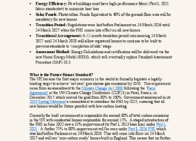 Future Homes Standard - April 2026