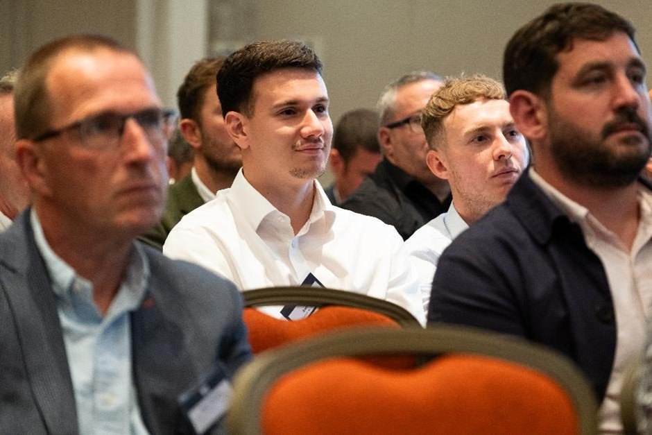 man in the audience