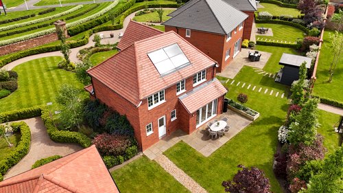 2024 - Stock - Drone site and show homes - Redrow (39)