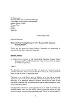 Maldon Vehicle Parking Standards SPD Sustainability Appraisal Scoping Report - November 2005