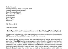 South Tyneside Core Strategy 12.10.05