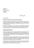 HBF Response on Code to ODPM  28 February 2006 final1
