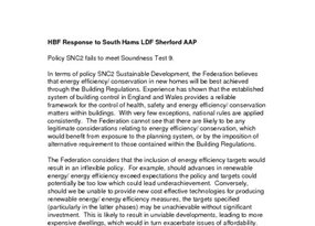 HBF Response to South Hams LDF Sherford AAP11-08