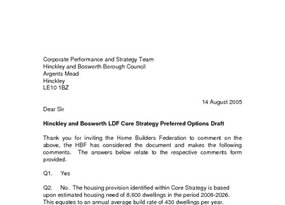 Hinckley Bosworth CoreStratPO14-08