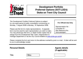 Stoke SP Rep Form13-09