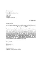 Eastleigh Affordable Housing Policy and Procedure SPD re-consultation January 2007
