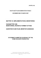 SE Plan EIP Matter 10B Statement January 2007