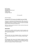 Huntingdonshire Housing Land Availability Assessment - January 2007