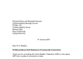 St Edmundsbury Draft Statement of Community Involvement - January 2007