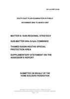 SE Plan EIP Matter 8Hiv and 8Jiv Supplementary March 2007