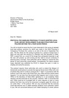 GOSE letter on Saved Policies and PPS3 March 2007