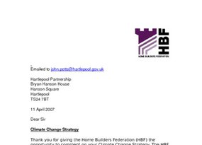 Hartlepool Climate Change Strategy April 2007