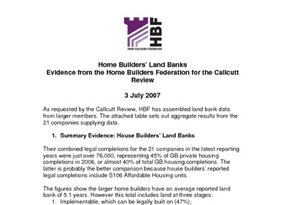 Report to John Callcutt re Land Banking FINAL 3 July 2007