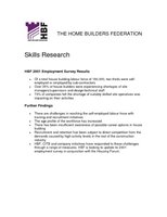 HBF Skills Research 2001
