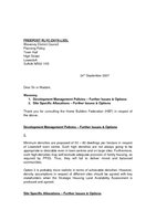 Waveney Development Management Policies DPD Further I. s   O. s - September 2007