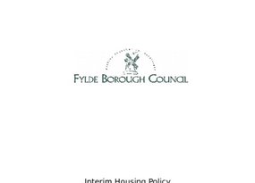 Fylde Interim Housing Policy Questionnaire September 2007