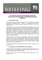 HBF Briefing - Local Planing Charge -  9 October 2007
