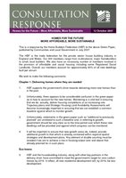 HBF Response - Homes for the Future   More Affordable  More Sustainable - 12 October 2007