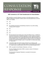 HBF Response - OFT Draft Questionnaire for House Builders - 29 Oct 2007