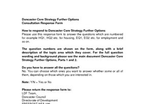 Doncaster Core Strategy Further Options October 2007