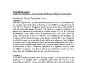 Scarborough Interim Standards for Sustainable Buildings December 2007