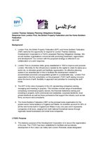 LF BPF HBF response to LTGDC plan obs 15 Nov