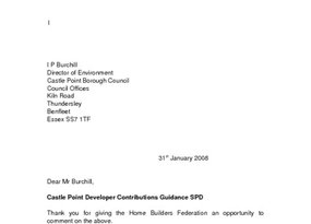 Castle Point Planning Obligations SPD - January 2008