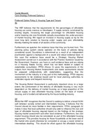 Castle Morpeth Core Strategy Preferred Options 2 January 2008