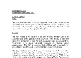 Hambleton Affordable Housing SPD January 2008