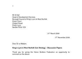 King s Lynn   West Norfolk C.S. Discussion Papers - March 2008