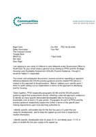 CLG SHLAA Windfalls Broad Locations Letter to Baker Associates 7th April 2008