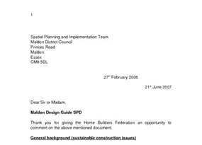 Maldon Design Guide SPD - February 2008
