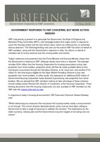 HBF Briefings - Housing Market Package  - 14 May 2008