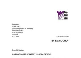 Haringey Core Strategy Issues   Option - Mar 2008 1