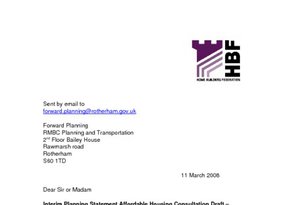 Rotherham Affordable Housing IPS Mar 08 LTR