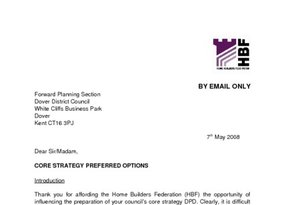 Dover Core Strategy Preferred Options May 2008