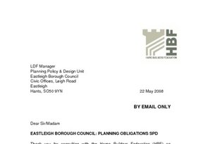 Eastleigh Planning Obligations 22 May 2008