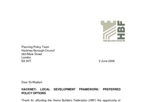 Hackney Core Strategy Preferred Options - 2 June 2008 