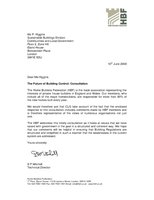 HBF Response - The Future of Building Control - 10 June 2008