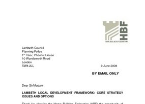 Lambeth Core Strategy Issues and Options - 9 June 2008