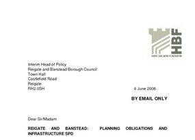 Reigate and Banstead Planning Obligations 6 June 2008