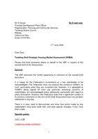 Tendring SHMA Letter - June 2008