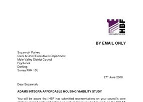 Mole Valley Affordable Housing Viability Study June 2008